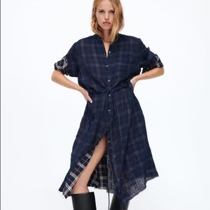 Zara | Oversized Plaid Dress